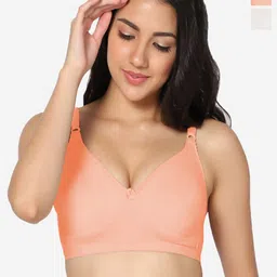 In Care Pack Of 2 Non Padded Full Coverage Pure Cotton T-shirt Bra With All Day Comfort-picture-21