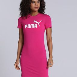 Puma Essential Slim Fit T- Shirt Dress-image-35