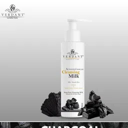 Verdant Natural Care Activated Charcoal Cleansing Milk with Turmeric & Licorice - 200 ml-51
