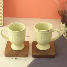 The Decor Mart Beige Ethnic Motifs Solid Ceramic Glossy Mugs Set of Cups and Mugs-image-95