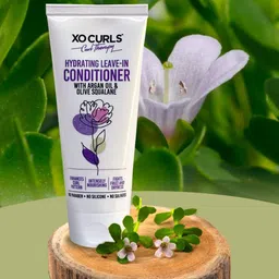 XO CURLS Hydrating Leave-In Conditioner with Argan Oil & Olive Squalane - 100 ml-9