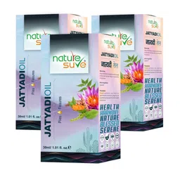 Nature Sure Set of 3 Jatyadi Massaging Body Oil For Piles and Fissures - 30ml Each-55
