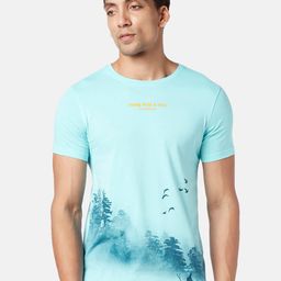 Urban Ranger by pantaloons Men Printed Slim Fit Cotton T-shirt-image-24