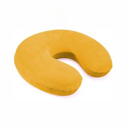 DADDY COOL Gold-Toned Fibre Filled Faux Velvet Lightweight Travel Pillow-image-80