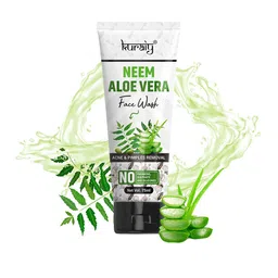 KURAIY 100% Safe Neem Aloe Vera Face Wash -75ml-18