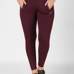 Keepfit Women Slim fit Ankle Length Bio Washed Anti Pilling Quick Dry Tights-picture-30