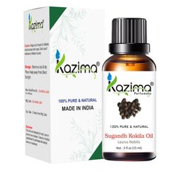 KAZIMA 100% Pure Natural & Undiluted Sugandh Kokila Essential Oil - 15ml-36
