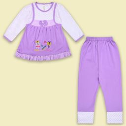 Wish Karo Girls Printed Top with Pyjamas-17