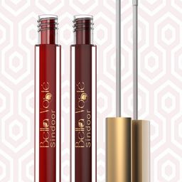 Bella Voste Set Of 2 Matt Finish Liquid Sindoor- Red & Maroon- 4ml-56