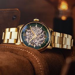EARNSHAW Men Stainless Steel Bracelet Style Analogue Automatic Motion Watch ES-8290-33-image-3