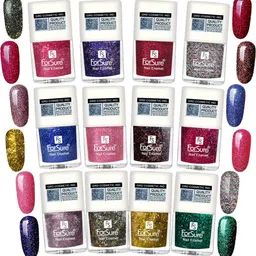 ForSure 12-Pcs High Shine Nail Polish - 5ml Each - 89-90-91-92-93-94-95-96-97-98-99-100-1