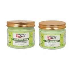 BEAUCODE BIOCARE Unisex Set Of 2 Green Lemon Face & Body Cream & Scrub 500ml-19