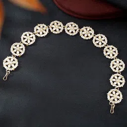 Peora Women Gold-Plated Kundan Sheeshphool-picture-18
