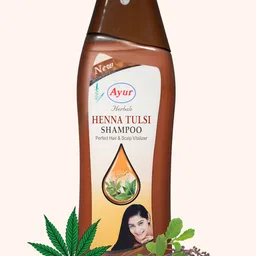 AYUR HERBALS Henna Tulsi Shampoo - 500ml-13