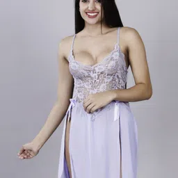 Herryqeal Self Design Net Baby Doll-picture-19