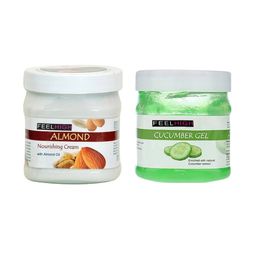 FEELHIGH Almond Cream & Cucumber Skin Purifying Gel - 500ml+500ml-22