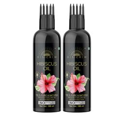 Desi Crew Set Of 2 100% Pure & Natural Hibiscus Oil For Hair Growth - 100 ml Each-4