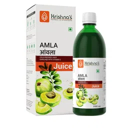 Krishna's Herbal & Ayurveda Amla Powerful Herbs Juice To Improve Gut Health - 1L-6