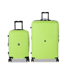 IT luggage Set Of 2 Convolved Textured 28 inches Hard-Sided Trolley Suitcases-7