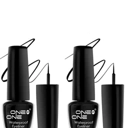ONE on ONE Set of 2 Waterproof Long Lasting Smudge-Proof Eyeliner 5 ml each - Black-41