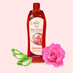 AYUR HERBALS Skin Toner With Rose & Mint - 500ml-26