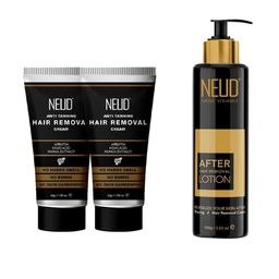 NEUD Set Of 3 After Hair Removal Lotion -100g & Anti Tanning Hair Removal Cream-50g Each-4