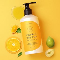 ARATA Vitamin C Body Wash for illuminating & bright skin - 300ml-57