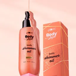 Plum BodyLovin Lightweight Non-Greasy Body Shimmer Oil 90ml - Peach Glow-33
