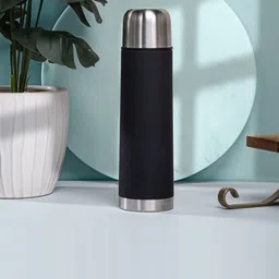 Anko Black Double Walled Stainless Steel Flask - 470 ml-52