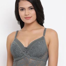 Clovia Floral Full Coverage Underwired Lightly Padded Bralette Bra-7