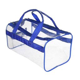 Kuber Industries Blue & Red 2 Pieces Travel Toiletry Bag-42