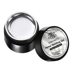 BORN PRETTY UV & LED Metal Painting Gel 5ml - Super Shine Silver-29