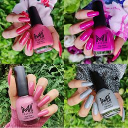 MI FASHION Set Of 4 High Shine Ultra High Glass HD 3D Long Lasting Nail Polish 60 ml-52
