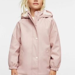 Mango Kids Hooded Water Repellent Coat-image-11