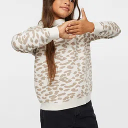 Mango Kids Girls Animal Sustainable Pullover-image-73