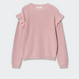 Mango Kids Girls Sustainable Pure Cotton Pullover-picture-28