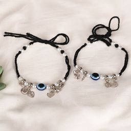NVR Set of 2 Evil Eye Thread Rakhis With Roli Chawal-image-15