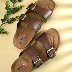 SPYKAR Buckle Detail Slip-On Flip Flops-picture-27