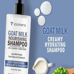 Volamena Goat Milk 2-in-1 Nourishing Shampoo with Pea Protein & D Panthenol - 500ml-18