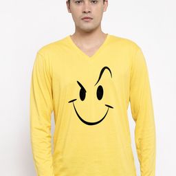 Friskers Graphic Printed V-Neck Pure Cotton Slim Fit T-shirt-picture-21
