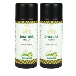 7 DAYS Feel Of Nature Set of 2 Dhatura Hair Oil with Neem & Brahmi - 100 ml each-54