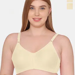 Souminie Pack Of 3 Full Coverage Non Padded Cotton Everyday Bra With All Day Comfort-51