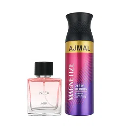 Ajmal Unisex Set of 2 Neea EDP 100ml & Magnetize Deodorant 200ml-56