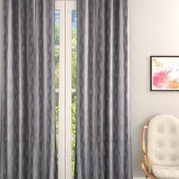 ROMEE Grey Single Room Darkening Curtain-image-10