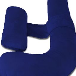 DADDY COOL Navy Blue Fibre Filled Faux Velvet Ultra Soft Maternity Pillow-15