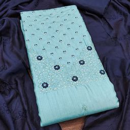 MANVAA Floral Embellished Unstitched Dress Material-image-43