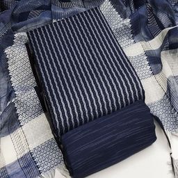 Lilots Chevron Woven Design Unstitched Dress Material-picture-17