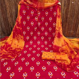 Lilots Ethnic Motifs Printed Unstitched Dress Material-image-46