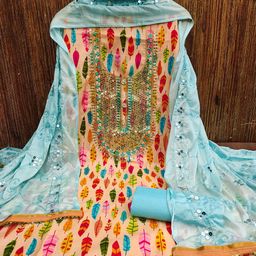 MANVAA Floral Printed Unstitched Dress Material-picture-20