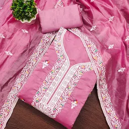 HMP Fashion Embroidered Unstitched Dress Material-image-66